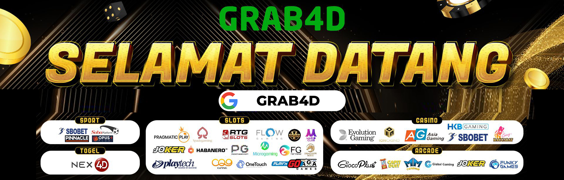 Banner promosi GRAB4D